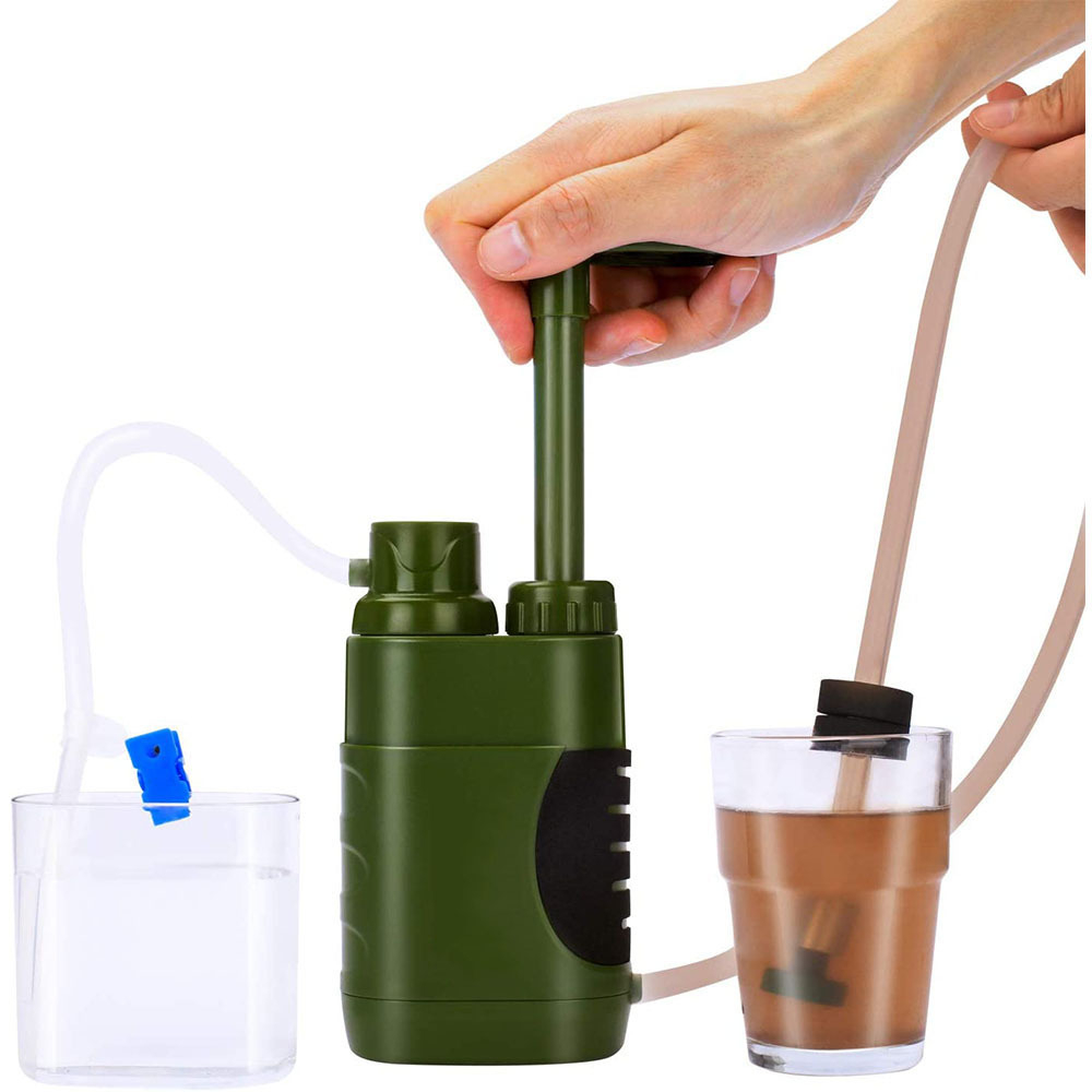 เครื่องกรองน้ำแบบพกพา สำหรับใช - Outdoor Camping Water Filter บทวิจารณ์และราคา
