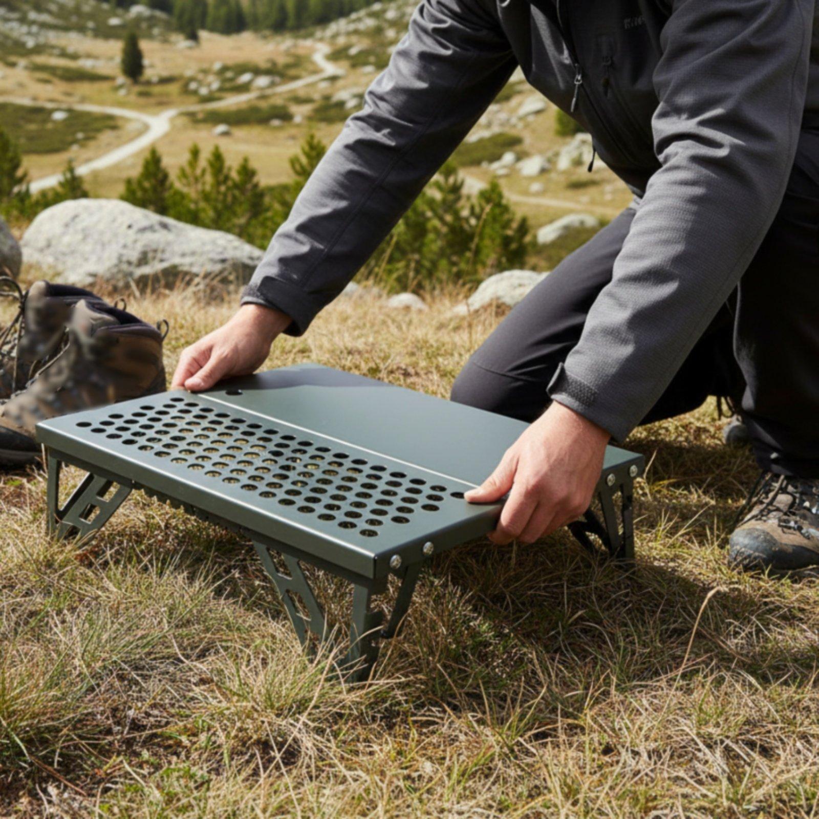 โต๊ะพับขนาดเล็กสำหรับใช้งานกลา - Outdoor Camping Table Foldable บทวิจารณ์และราคา