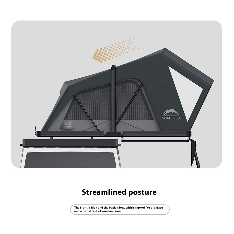เต็นท์หลังคารถแบบแข็งกันน้ำ พร - Outdoor Camping Car Tent บทวิจารณ์และราคา
