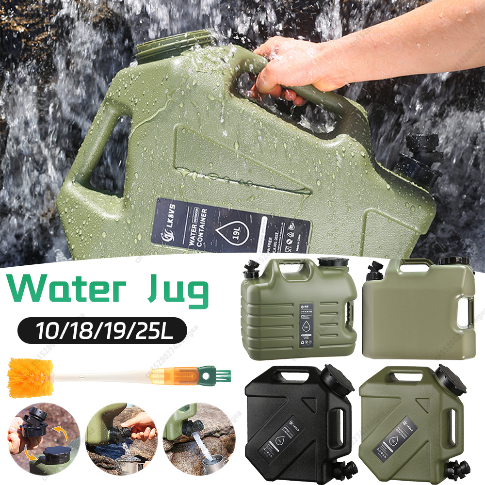 10/18/19/25L Camping เหยือกน้ํ - Outdoor Camping Water Jug บทวิจารณ์และราคา