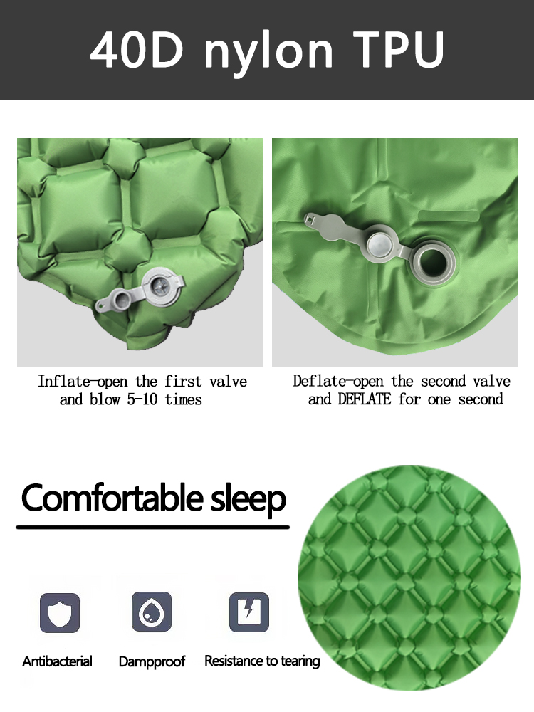 ที่นอนเป่าลมสำหรับตั้งแคมป์ในเ - Outdoor Camping Cot บทวิจารณ์และราคา
